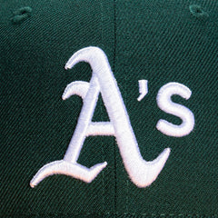 New Era 59Fifty Retro On-Field Oakland Athletics Home Hat - Green, Gold