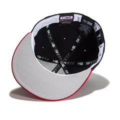 New Era 59Fifty Retro On-Field Atlanta Braves Home Hat - Navy, Red