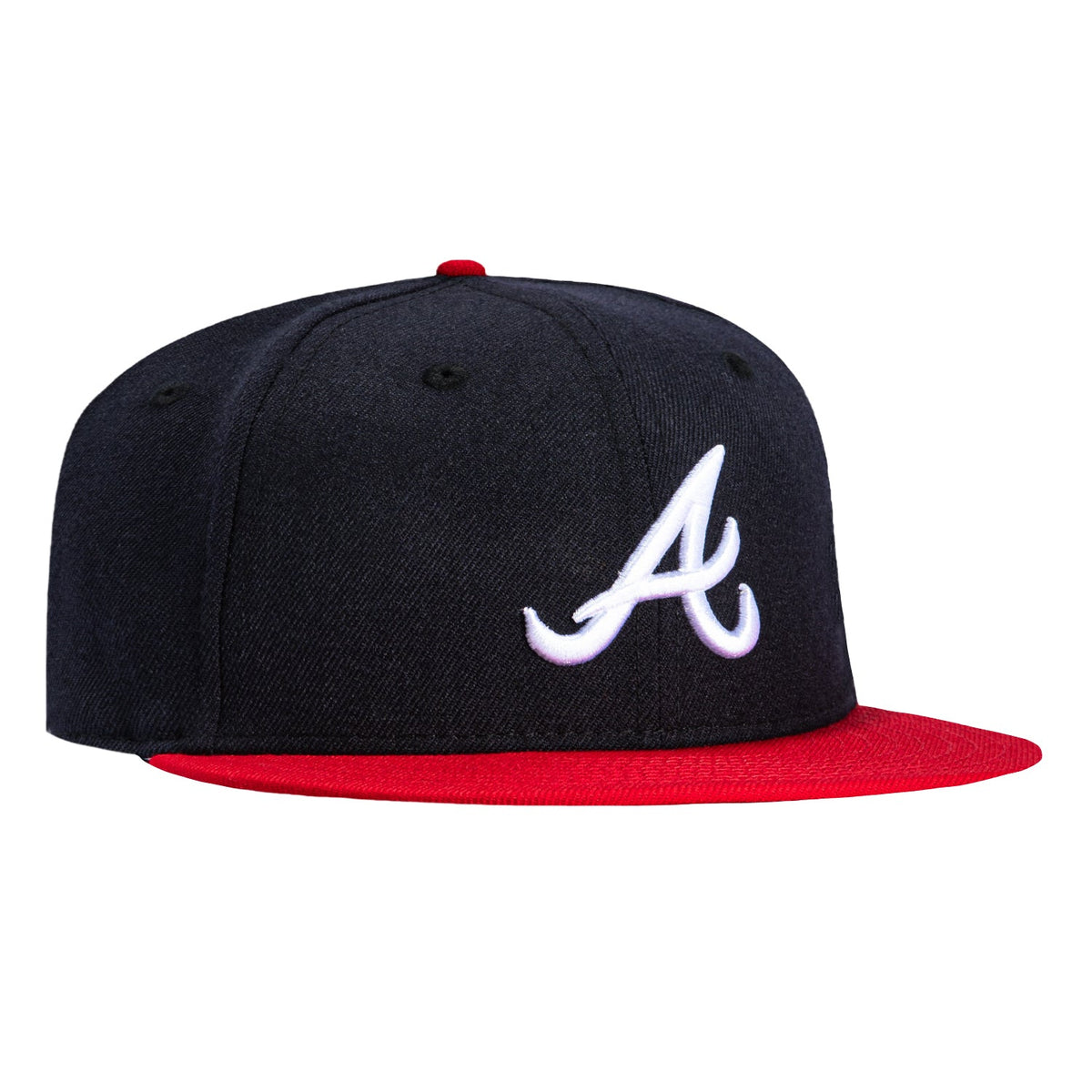 New Era 59Fifty Retro On-Field Atlanta Braves Home Hat - Navy, Red