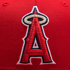 New Era 59Fifty Retro On-Field Los Angeles Angels Game Hat - Red