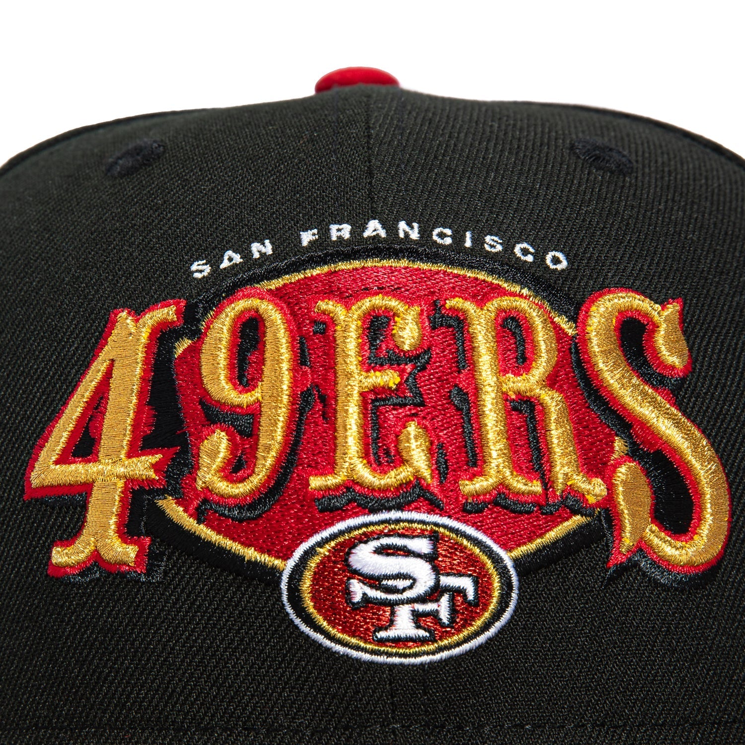 New Era 59Fifty San Francisco 49ers Vintage Logo Hat - Black, Khaki