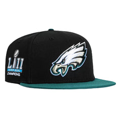 New Era 59Fifty Philadelphia Eagles 2025 Super Bowl Champions Patch Hat - Black, Green