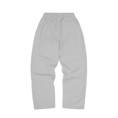 ISLAND PUFF PRINT OPEN HEM SWEATPANT [HEATHER GREY]