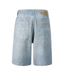 AZUL RHINESTONE SHORTS