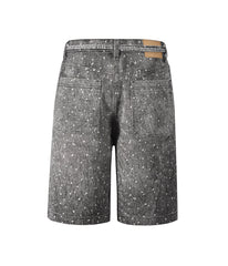 NOIR RHINESTONE SHORTS